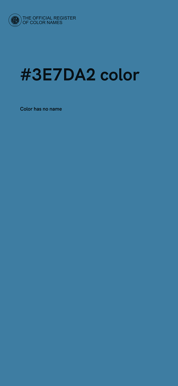 #3E7DA2 color image