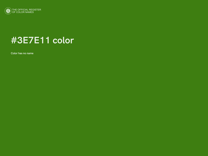 #3E7E11 color image