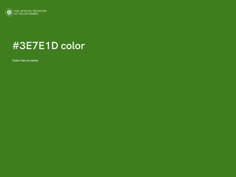 #3E7E1D color image