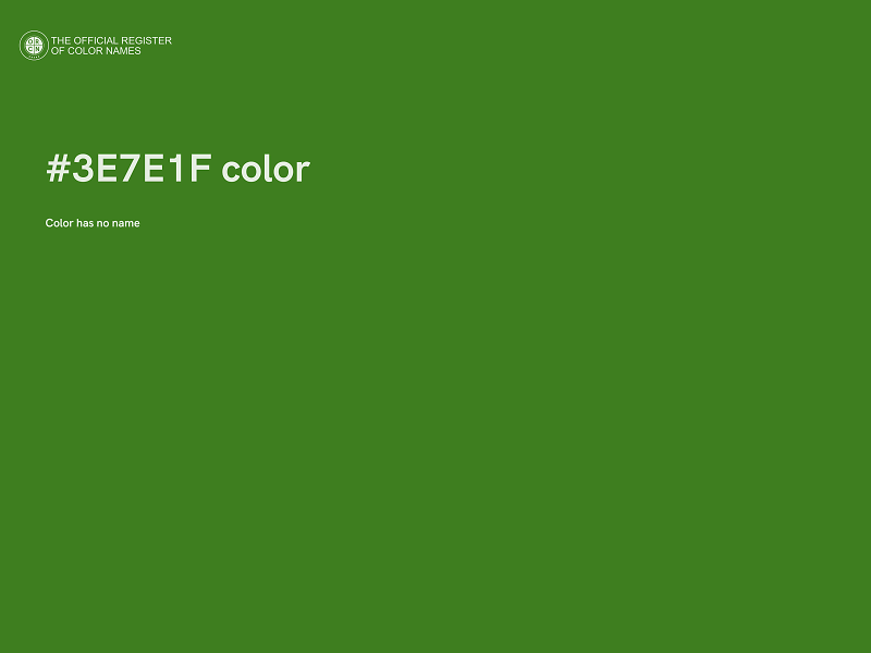 #3E7E1F color image
