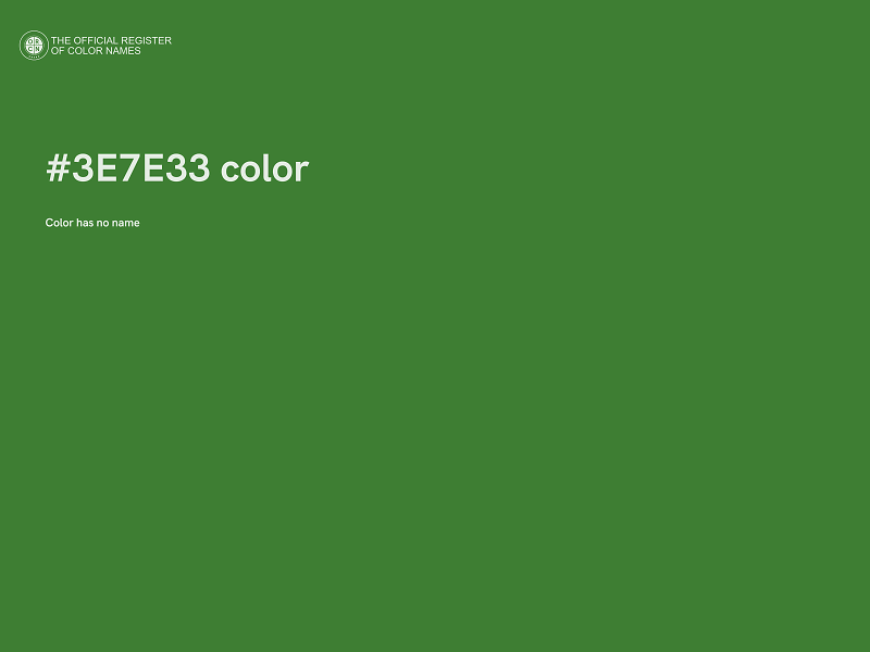 #3E7E33 color image