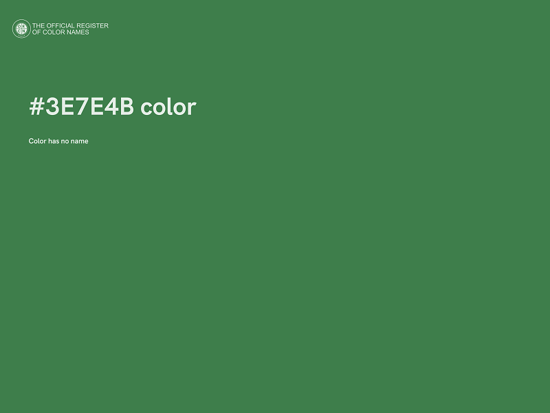 #3E7E4B color image