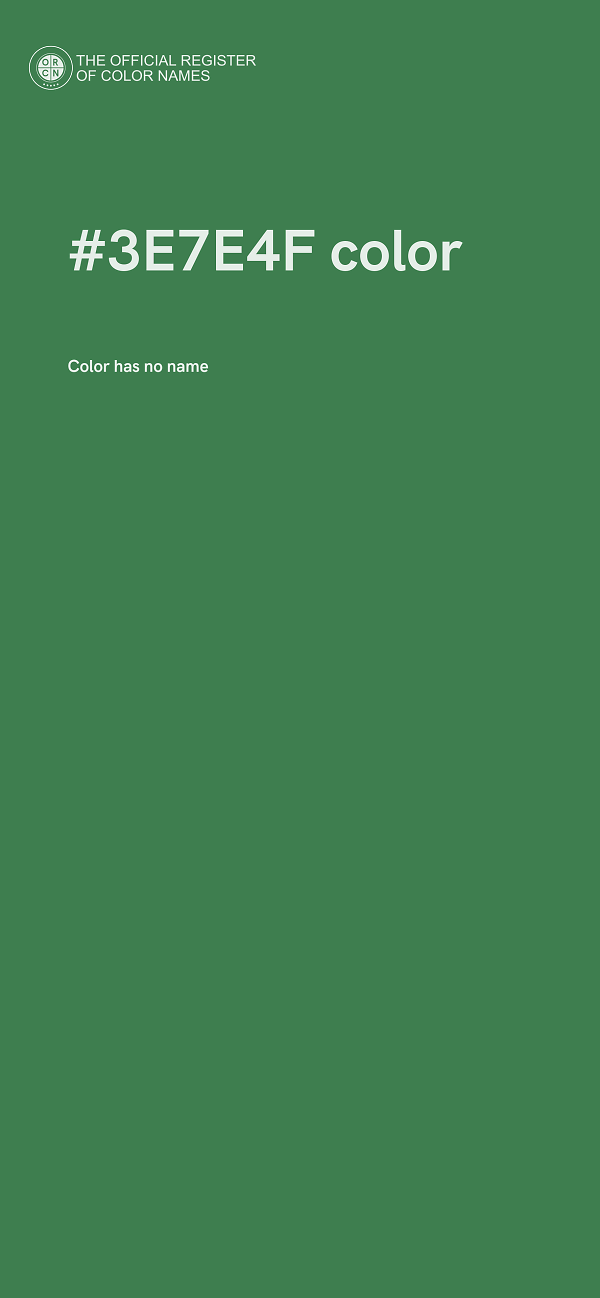 #3E7E4F color image
