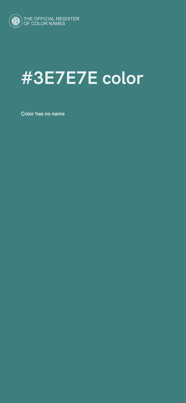 #3E7E7E color image
