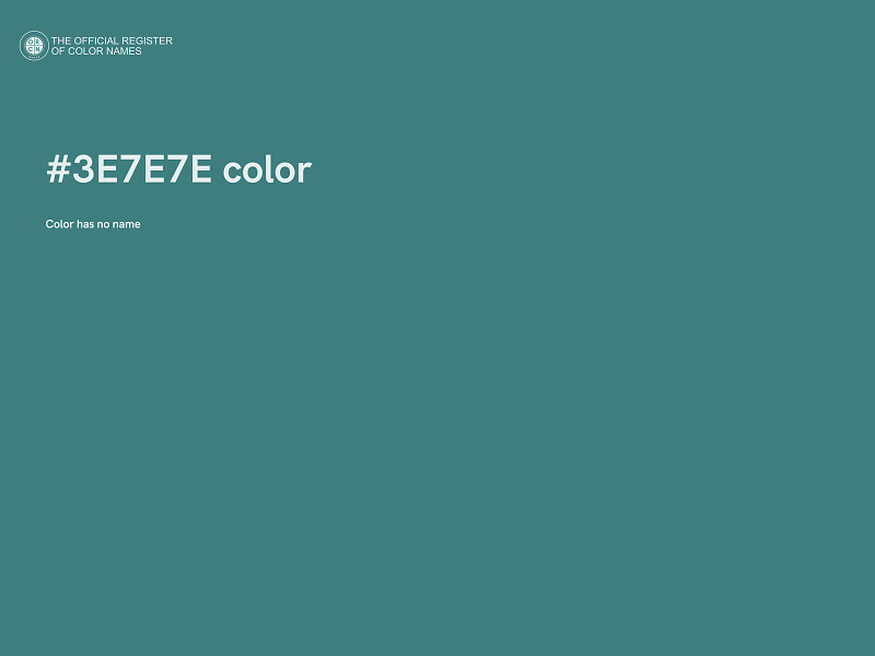 #3E7E7E color image