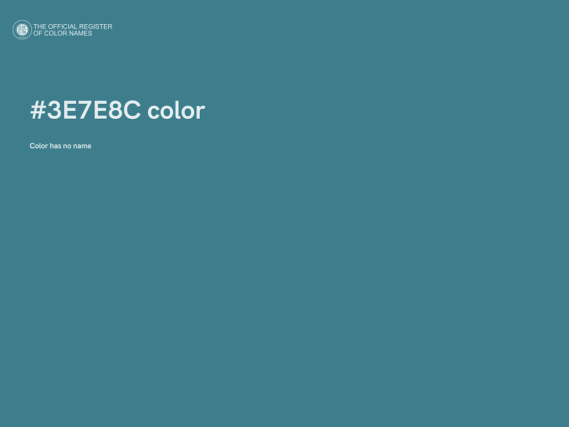 #3E7E8C color image