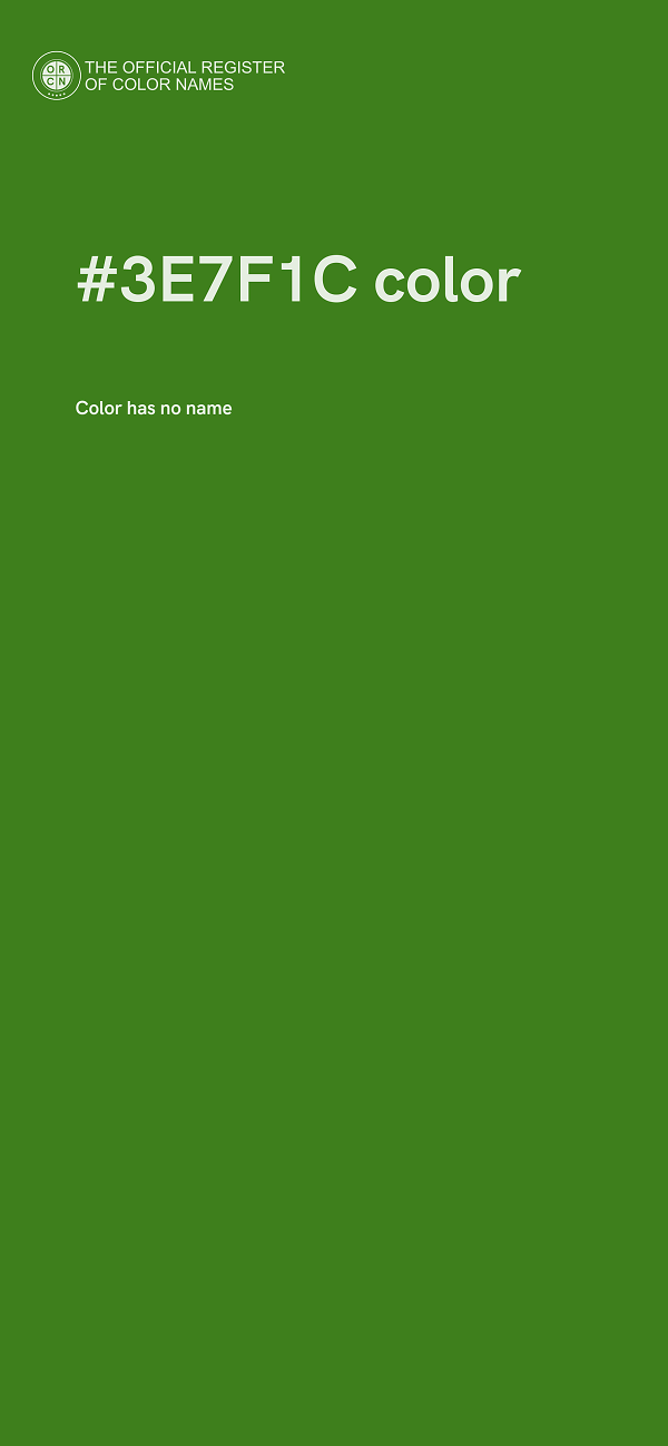 #3E7F1C color image