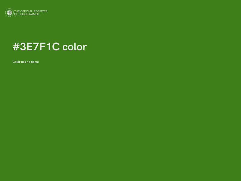#3E7F1C color image