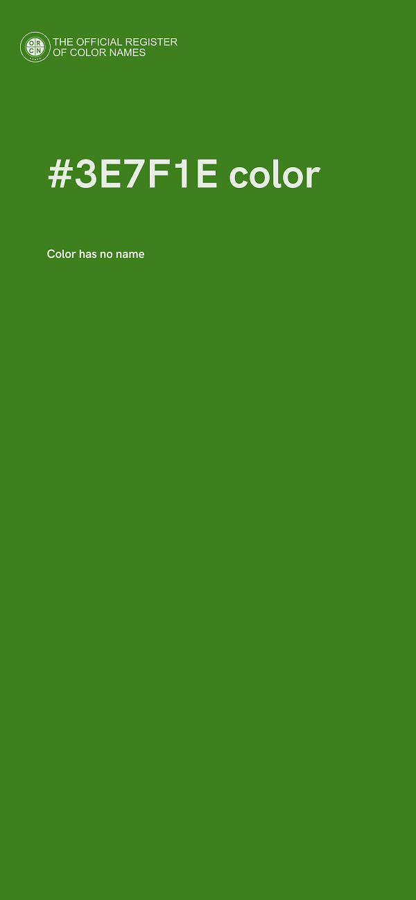 #3E7F1E color image