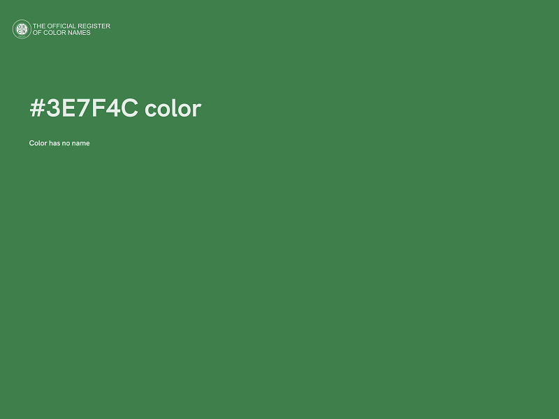 #3E7F4C color image