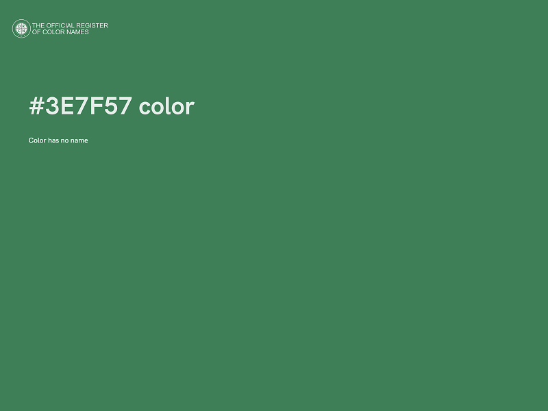 #3E7F57 color image