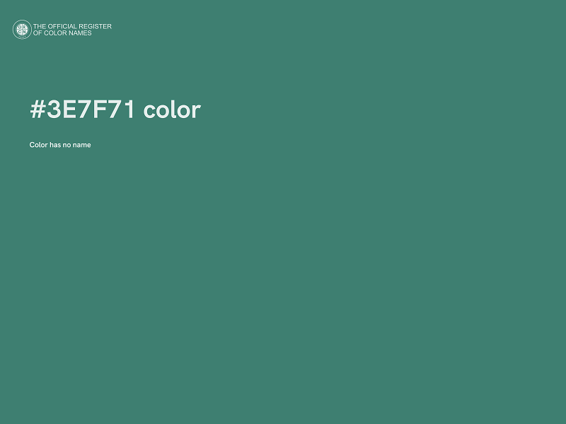 #3E7F71 color image