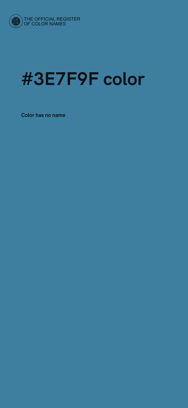 #3E7F9F color image