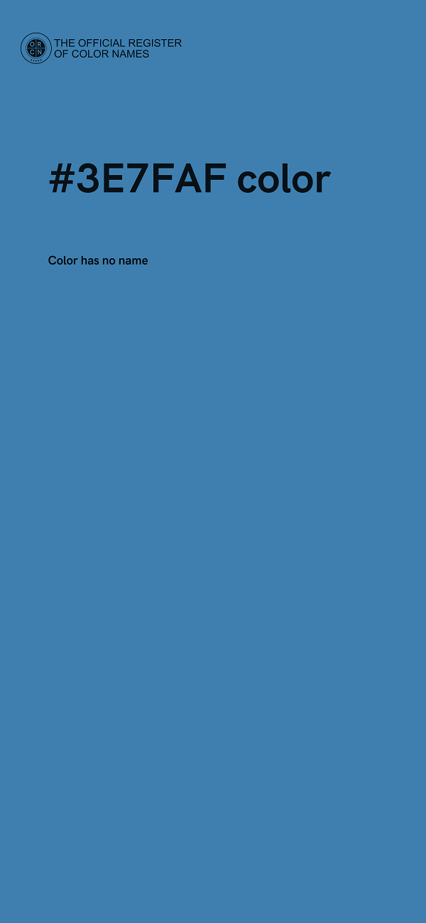 #3E7FAF color image