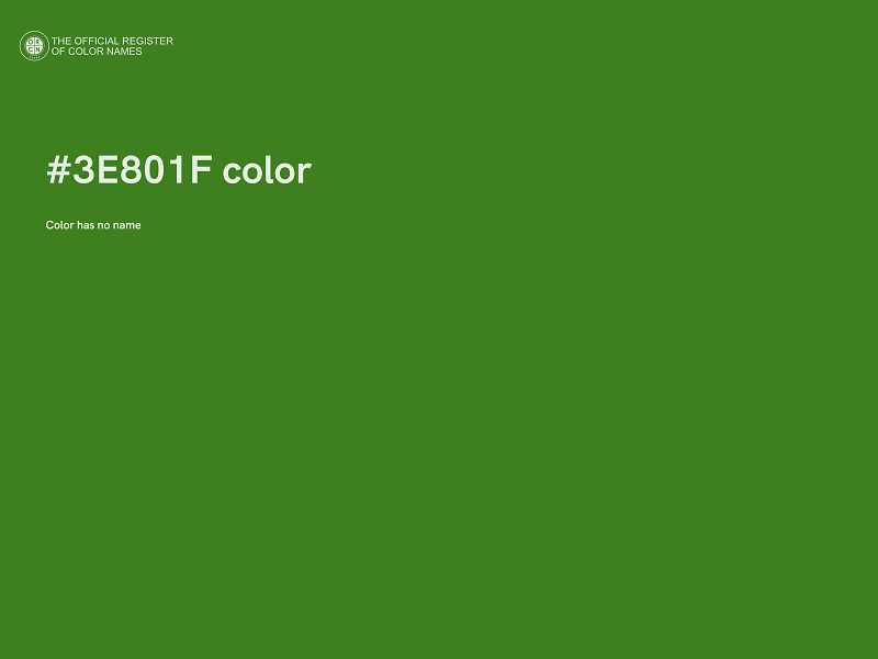 #3E801F color image