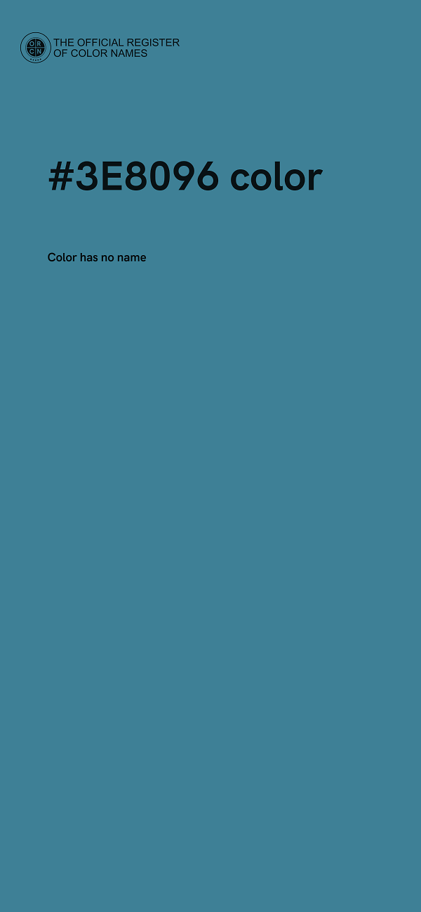 #3E8096 color image