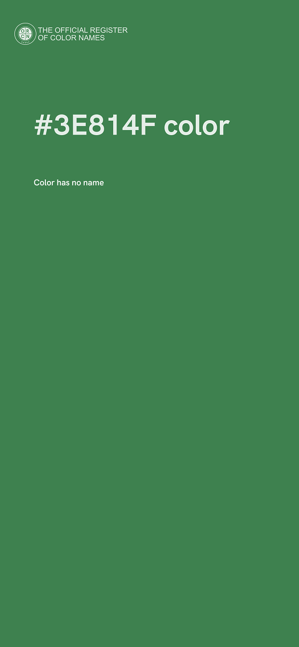 #3E814F color image
