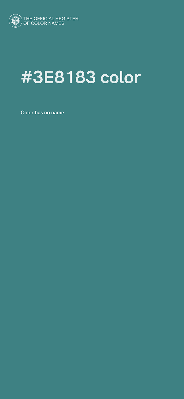 #3E8183 color image