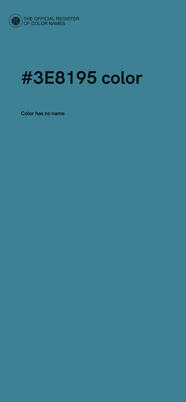 #3E8195 color image