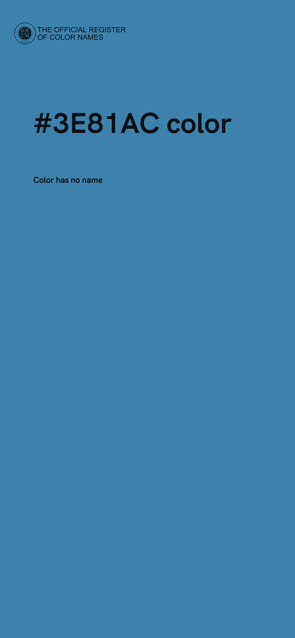 #3E81AC color image