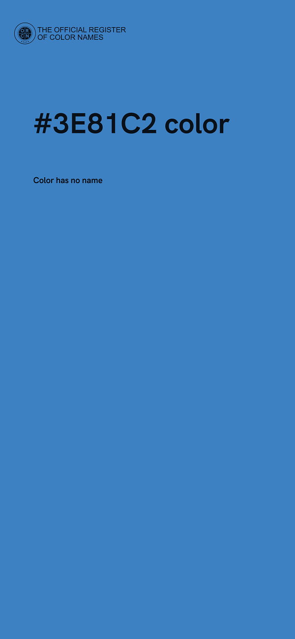 #3E81C2 color image