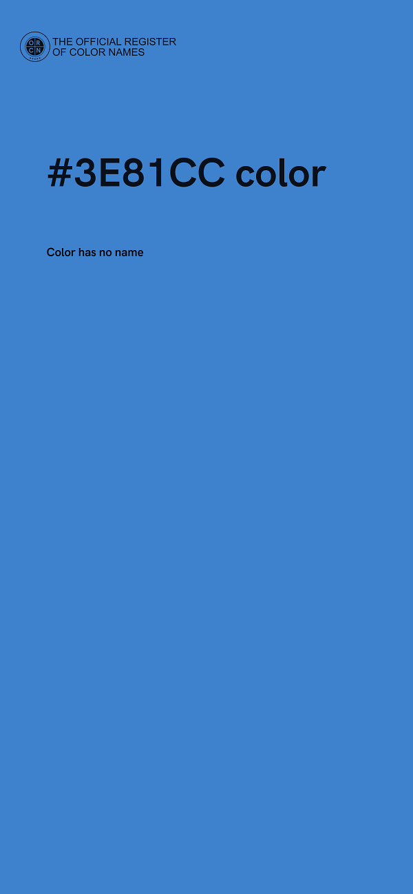 #3E81CC color image