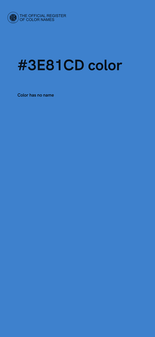 #3E81CD color image