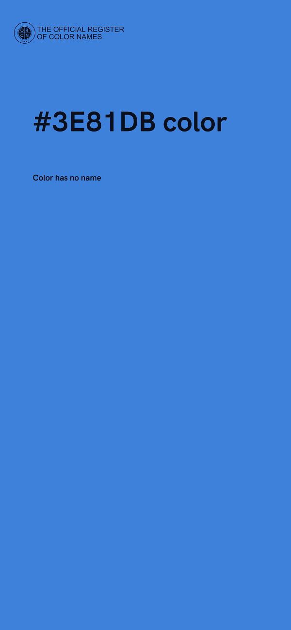 #3E81DB color image