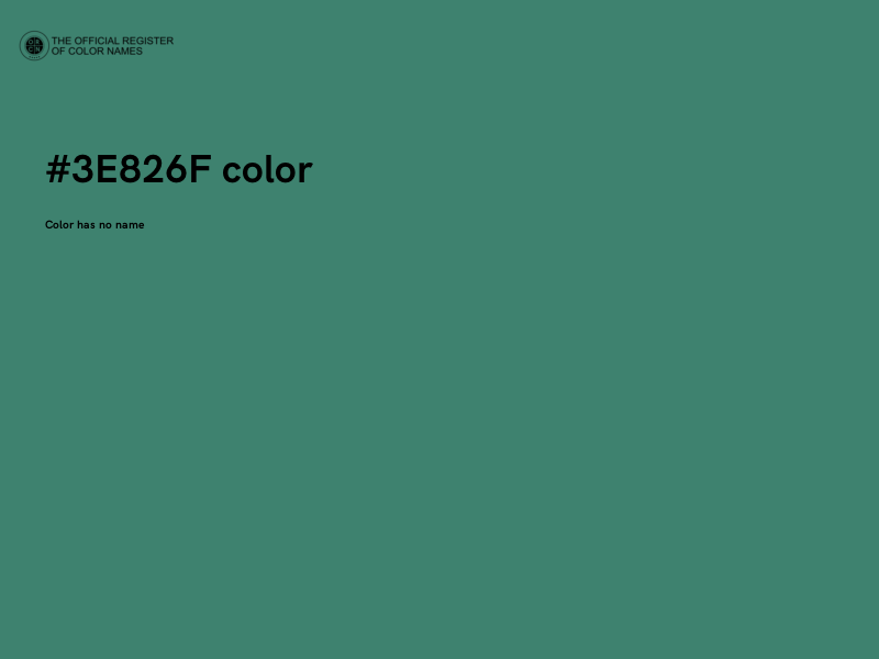 #3E826F color image