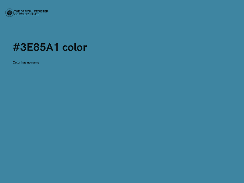 #3E85A1 color image