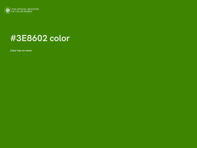 #3E8602 color image