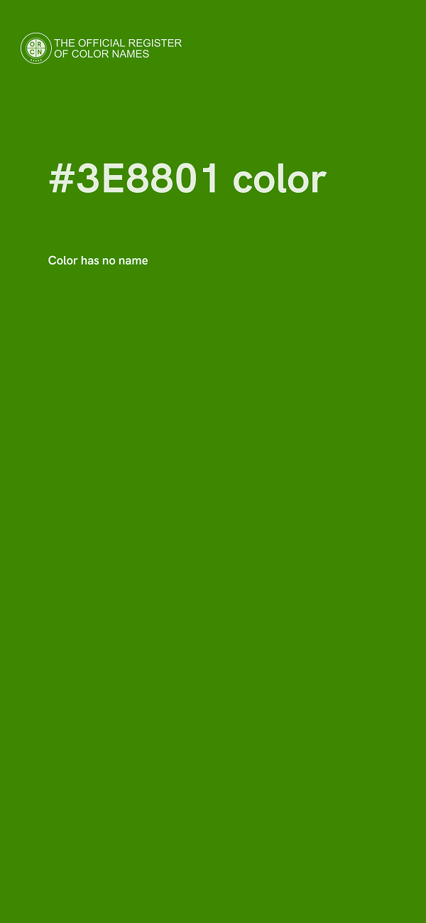 #3E8801 color image