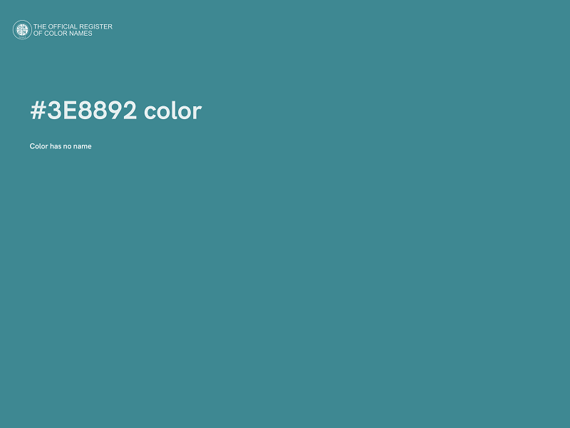 #3E8892 color image