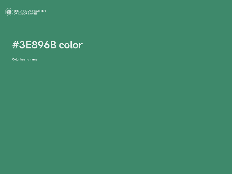 #3E896B color image