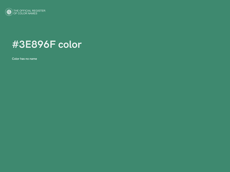 #3E896F color image