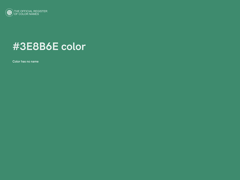 #3E8B6E color image