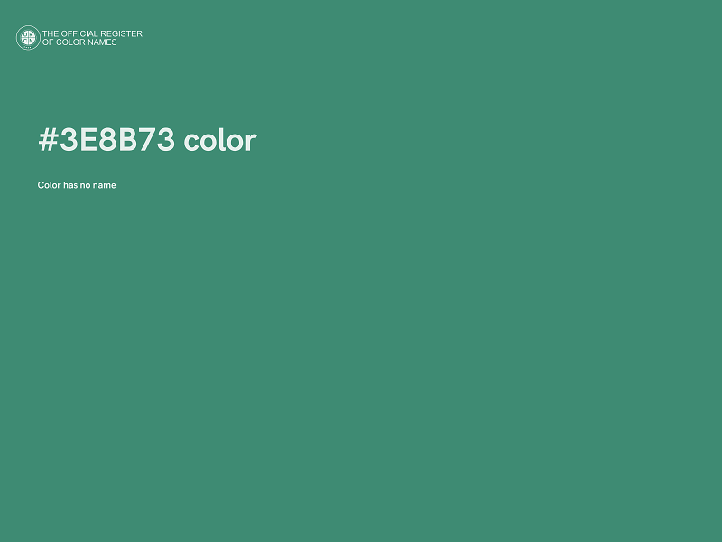 #3E8B73 color image