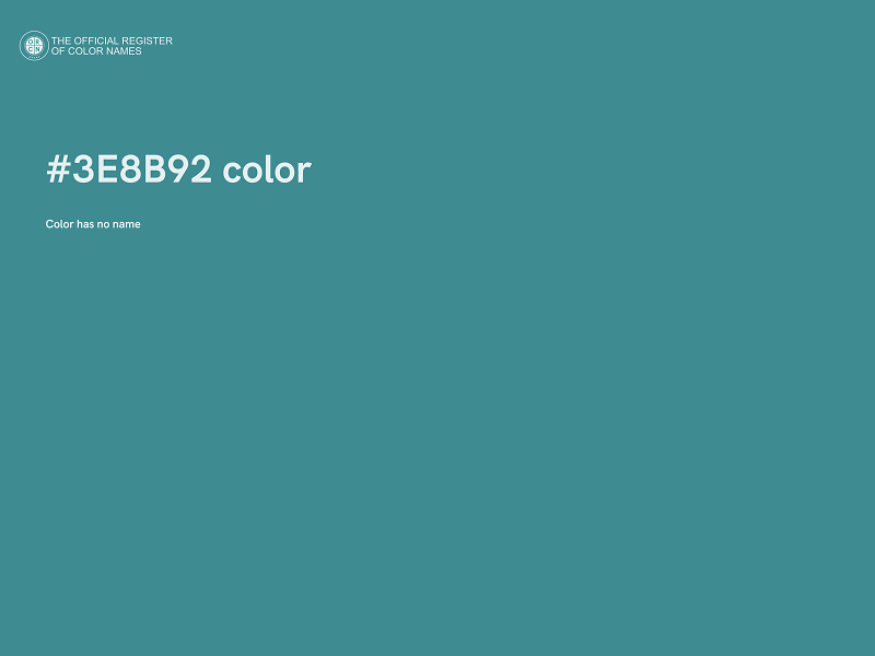 #3E8B92 color image