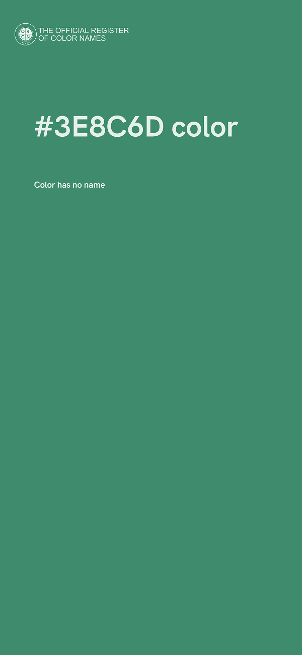 #3E8C6D color image