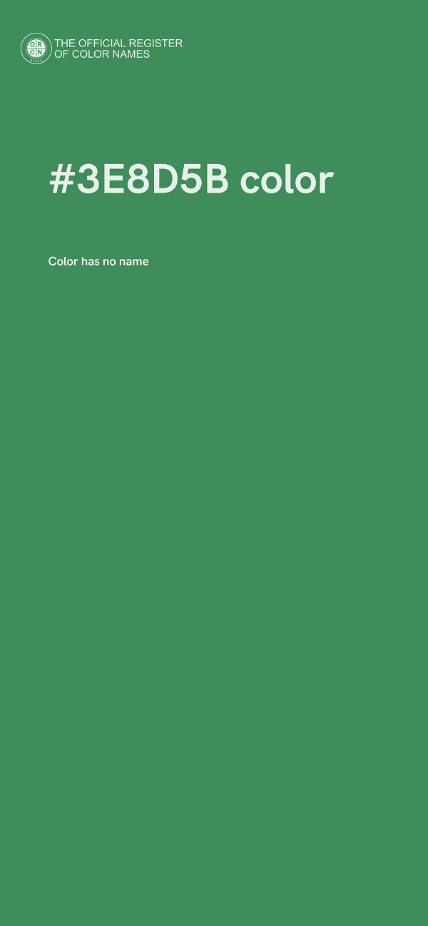 #3E8D5B color image