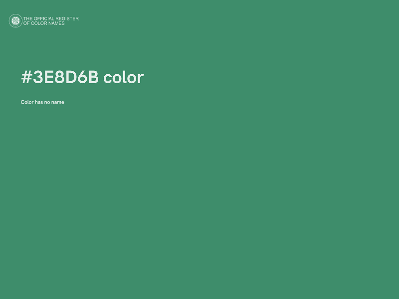 #3E8D6B color image