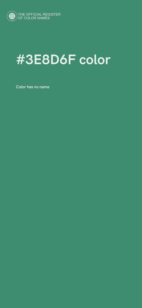 #3E8D6F color image