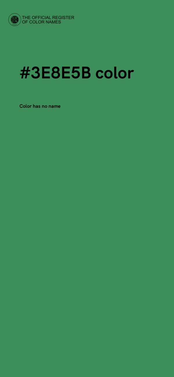 #3E8E5B color image