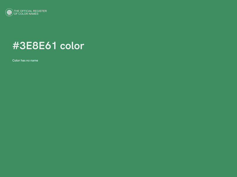 #3E8E61 color image