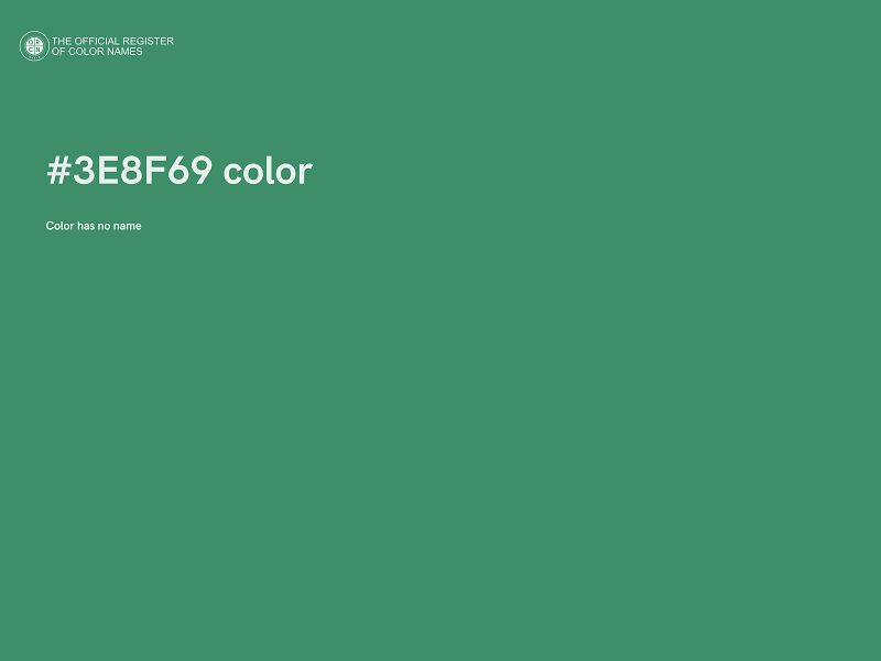 #3E8F69 color image
