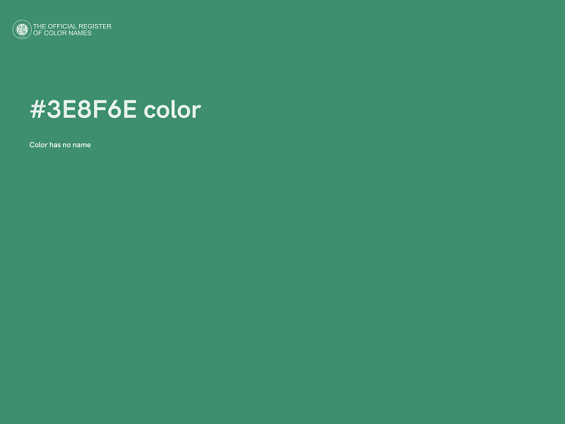 #3E8F6E color image