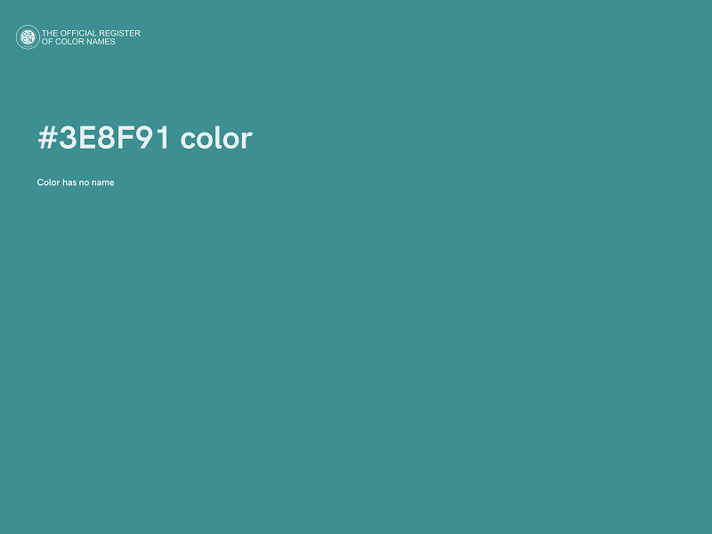 #3E8F91 color image