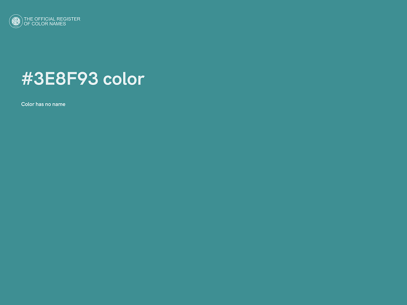 #3E8F93 color image