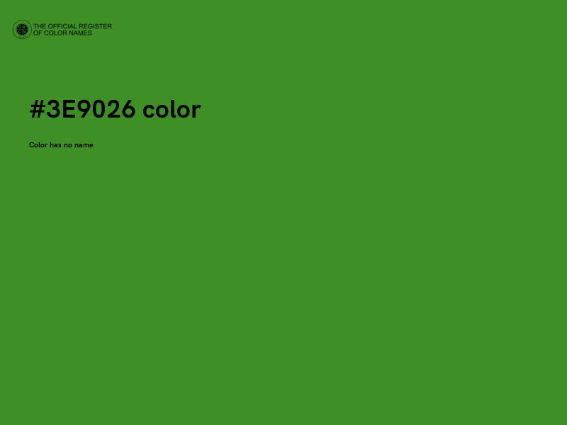 #3E9026 color image