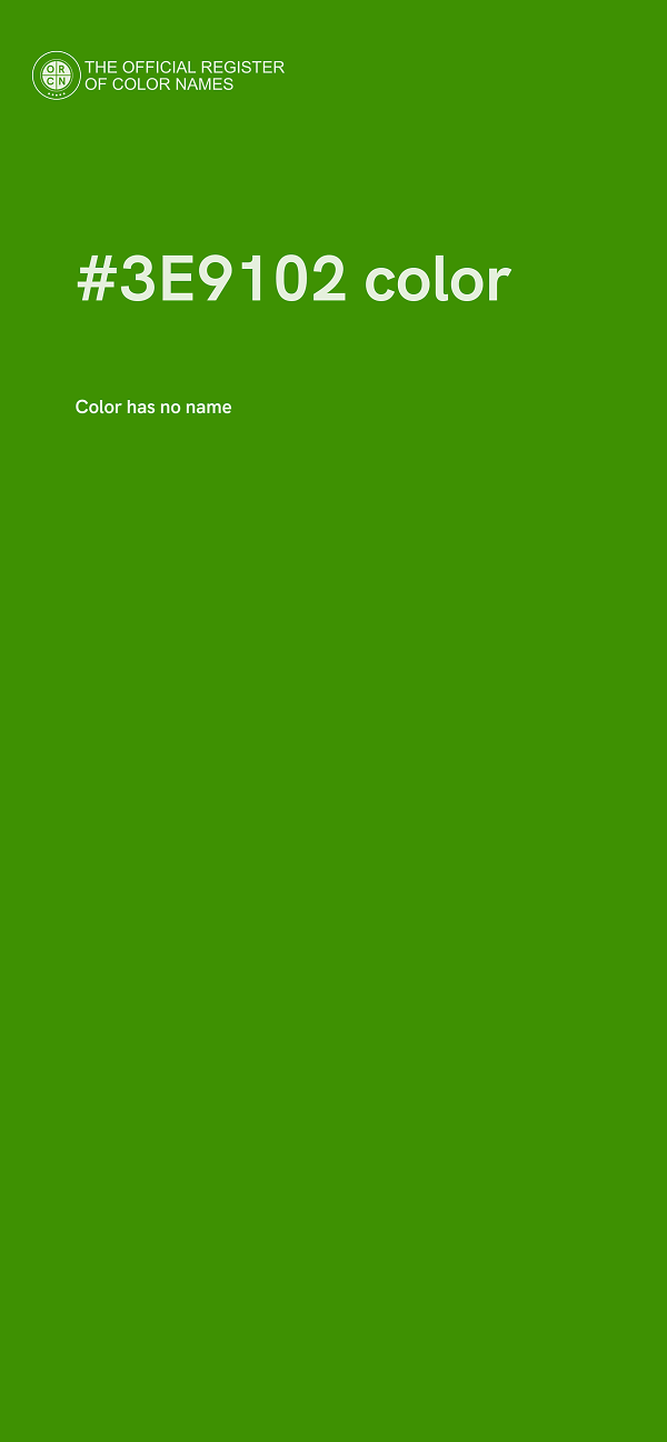 #3E9102 color image